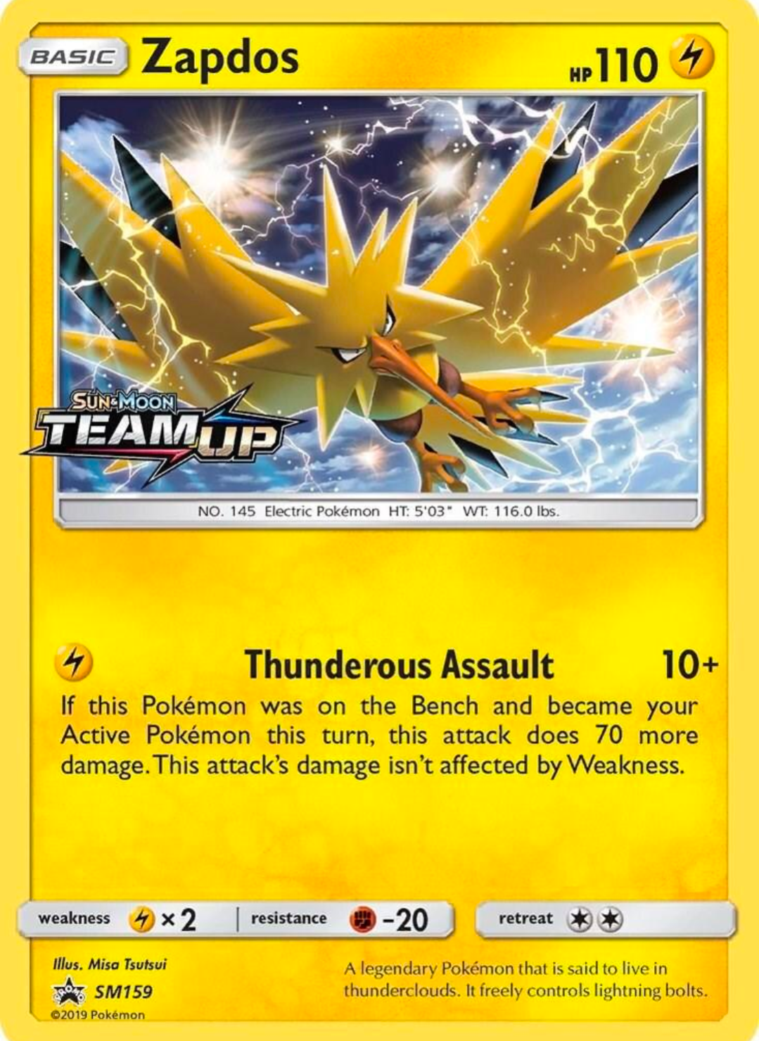 Zapdos - Team Up Prerelease Promo (SM159)