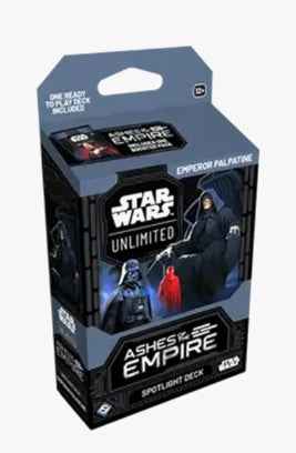Star Wars Unlimited TCG: Ashes of Empire Spotight Deck - Emperor Palpatine - CardVault Store