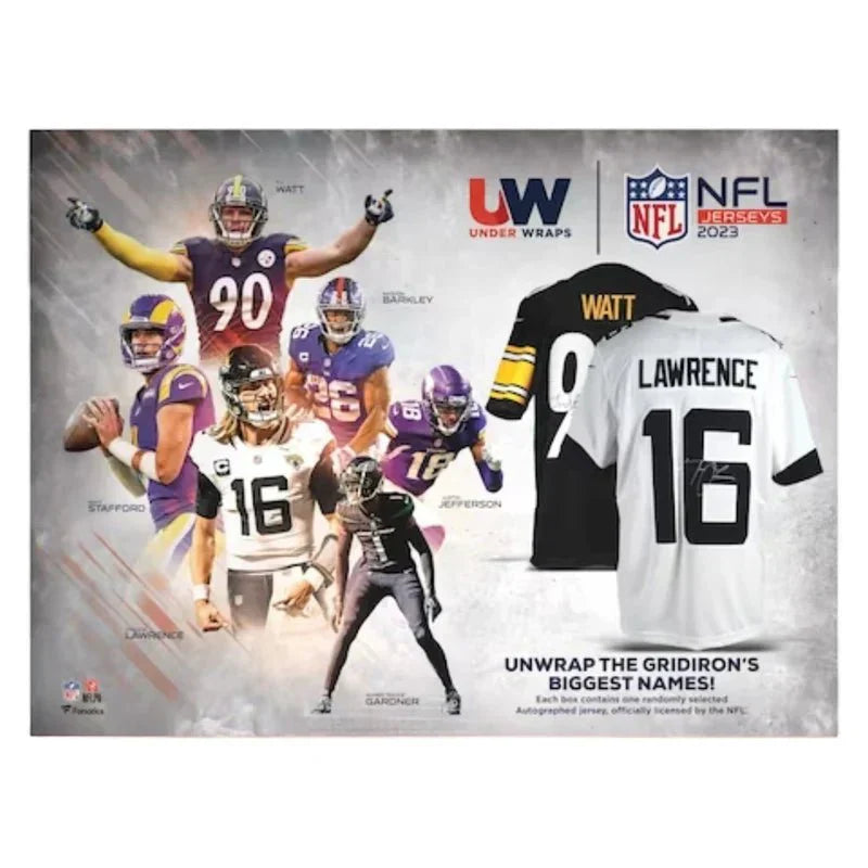 2023 Fanatics Under Wraps Football Autographed Jersey Box - CardVault Collections