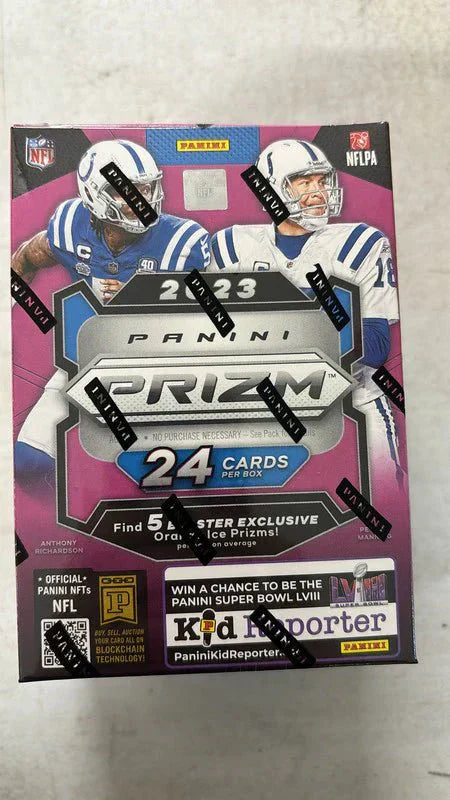 2023 Panini Prizm Football 6-Pack Hobby Blaster Box (Orange Ice Prizms) - CardVault Collections