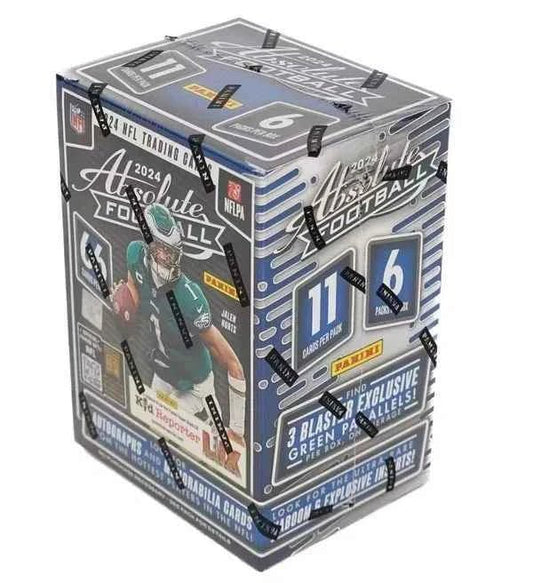2024 Panini Absolute Football Blaster Box (Green Parallels!) - CardVault Store