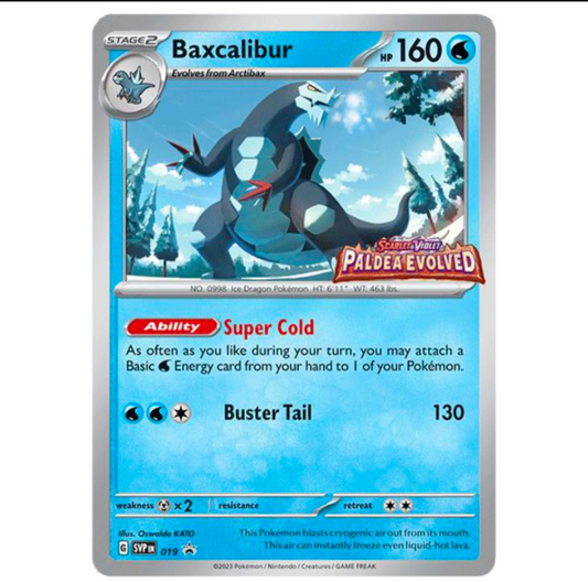 Baxcalibur - Paldea Evolved Prerelease Promo (SVP019)