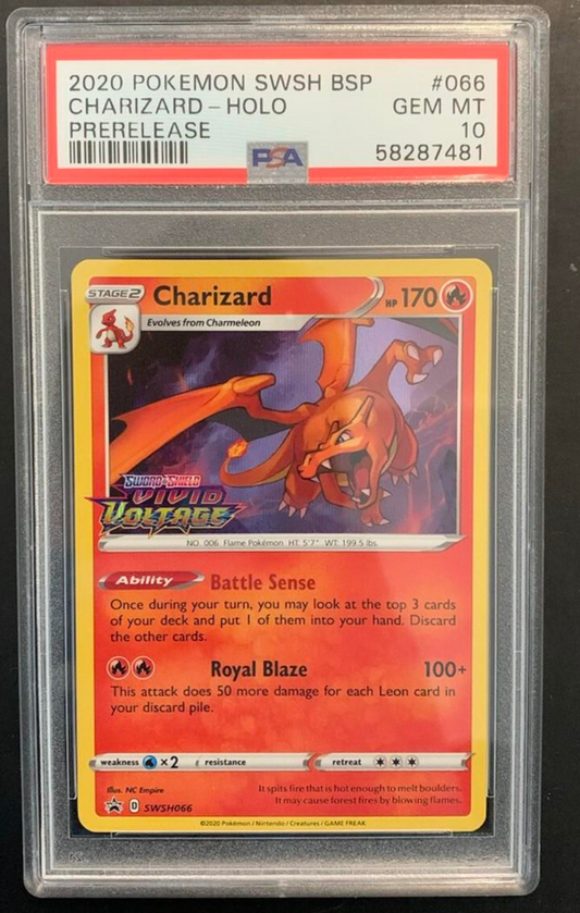 Charizard - Vivid Voltage Prerelease Promo (SWSH066)