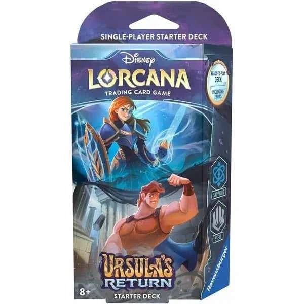 Disney Lorcana: Ursula's Return Starter Deck (Sapphire and Steel) - CardVault Store