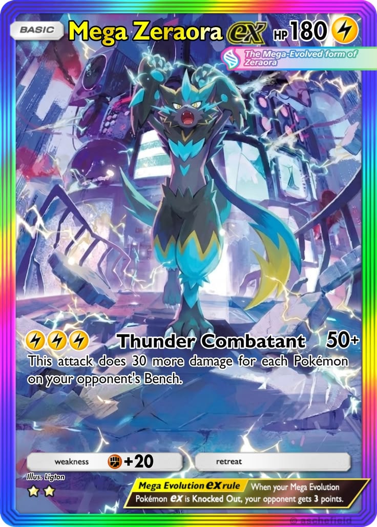 Mega Zeraora ex - 114/084